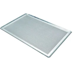 Plaque de cuisson perforée alu 60 x 40 cm