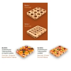 Plaque de cuisson pour Tulipcup (x5)