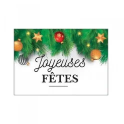plaquette azyme "Joyeuses fêtes" (x24)