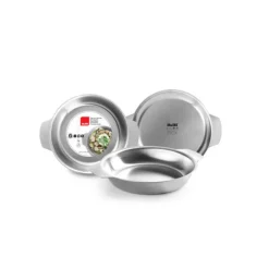 Plat de service inox