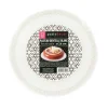 Plateau dentelle rond blanc