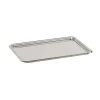 Plateau pâtissier inox bords ronds 24 cm
