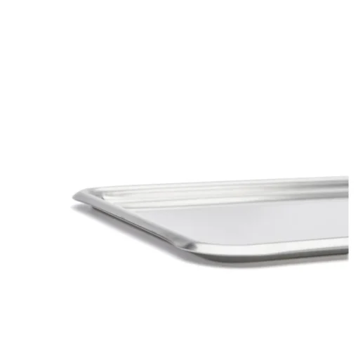 Plateau pâtissier inox bords ronds 24 cm