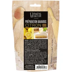 Préparation bavarois citron 100 g