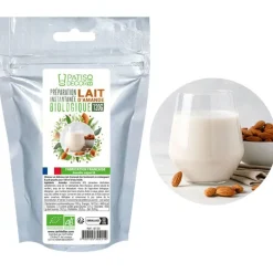 Préparation instantanée pour lait d'amande biologique 120 g - DDM 08/24