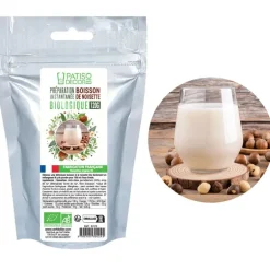 Préparation instantanée pour boisson noisette biologique 120g