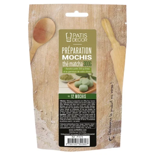 Préparation mochis thé matcha 300 g