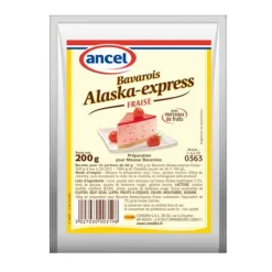 Préparation mousse bavaroise fraise Alaska 200 g