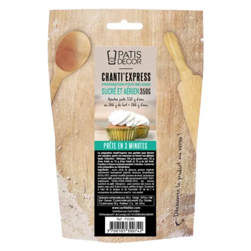 Préparation pour mélange sucré et aérien Chanti'Express 350 g