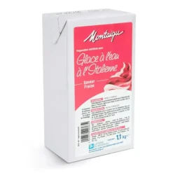 Préparation stérilisée pour glace à l'eau à l'italienne - saveur fraise - 1,1 kg