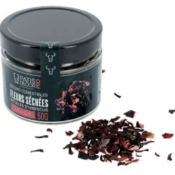 Pétales d'hibiscus rouges séchées 50 g