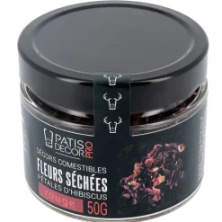 Pétales d'hibiscus rouges séchées 50 g
