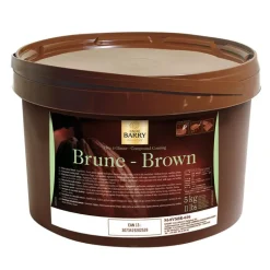 Pâte à glacer brune Barry 5 kg