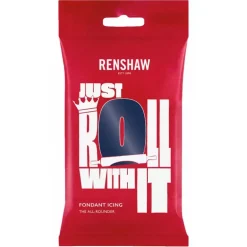 Pâte à sucre Bleu Marine Renshaw 250 g