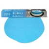 Pâte à sucre bleue étalée