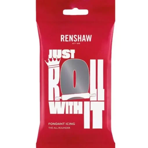 Pâte à sucre Gris Renshaw 250 g