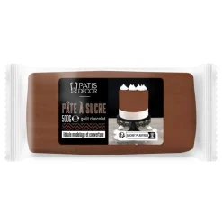 Pâte à sucre marron 500 g - DDM 11/24