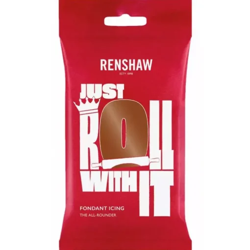 Pâte à sucre marron foncé Renshaw 250 g