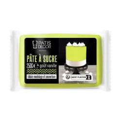 Pâte à sucre vert citron 250 g