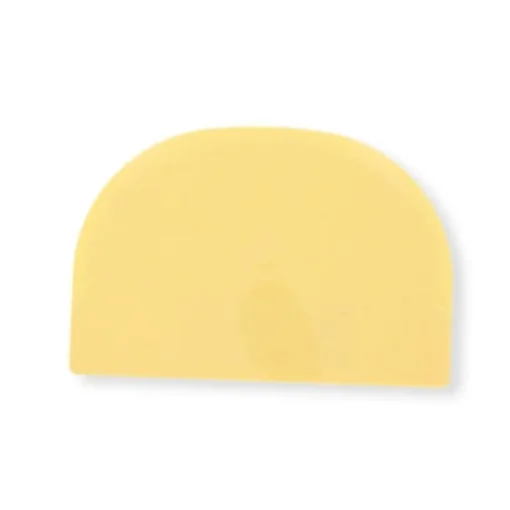 Racloir pâtisserie demi-rond souple