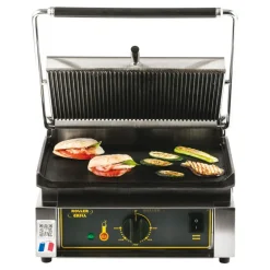 Roller Grill grill fonte rainurée simple 3 KW