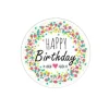 Ronds azyme Joyeux Anniversaire 5 cm (x24)