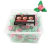 Roses roses et feuilles en azyme (x80)