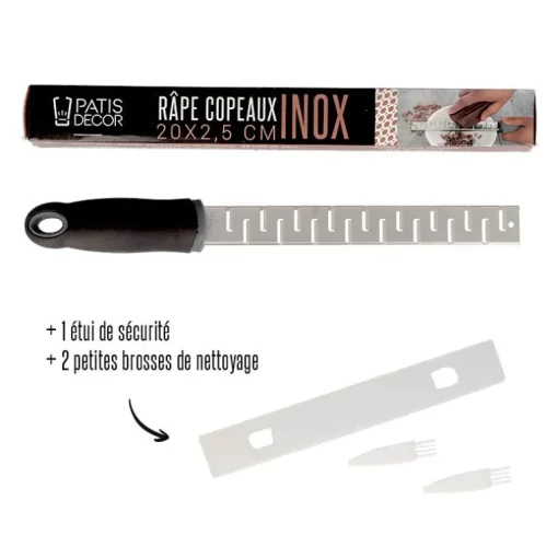 Râpe à copeaux inox