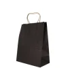 Sac en papier noir - 21x11x27 cm