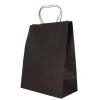 Sac en papier noir - 25x12x33 cm