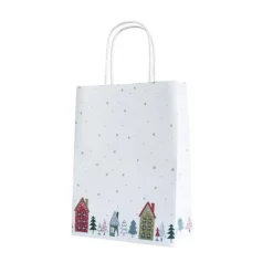 Sacs papier village de Noël (x25)
