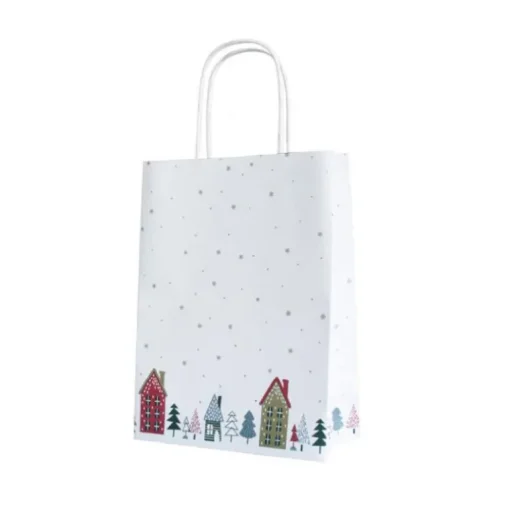 Sacs papier village de Noël (x25)