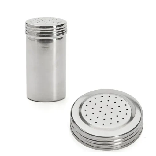 Saupoudreuse inox à trous fins