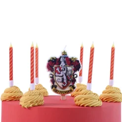 Set de 7 bougies d'anniversaire Gryffondor Harry Potter