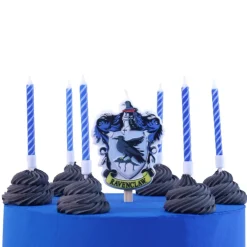 Set de 7 bougies d'anniversaire Serdaigle Harry Potter