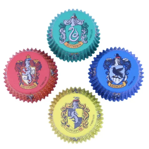 Set de caissettes cupcakes " Maisons Harry Potter" (x60)