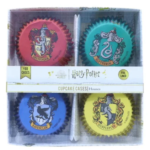 Set de caissettes cupcakes " Maisons Harry Potter" (x60)