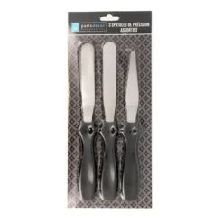 3 spatules de précision assorties