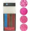 Tapis texture assortis (x4)