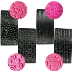 Tapis texture assortis (x4)