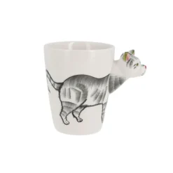 Tasse à tête de chat 3D