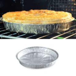 Tourtières jetables en aluminium (x100)