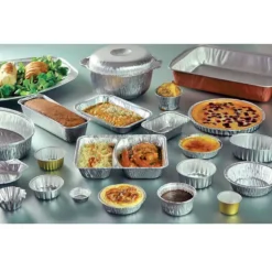 Tourtières jetables en aluminium (x100)