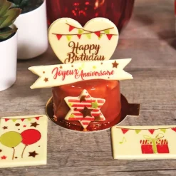 Transfert chocolat Anniversaire