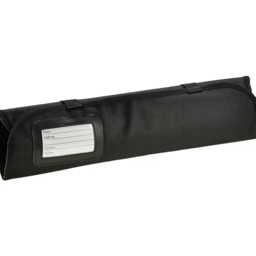 Trousse à couteaux 7 pièces en nylon noir